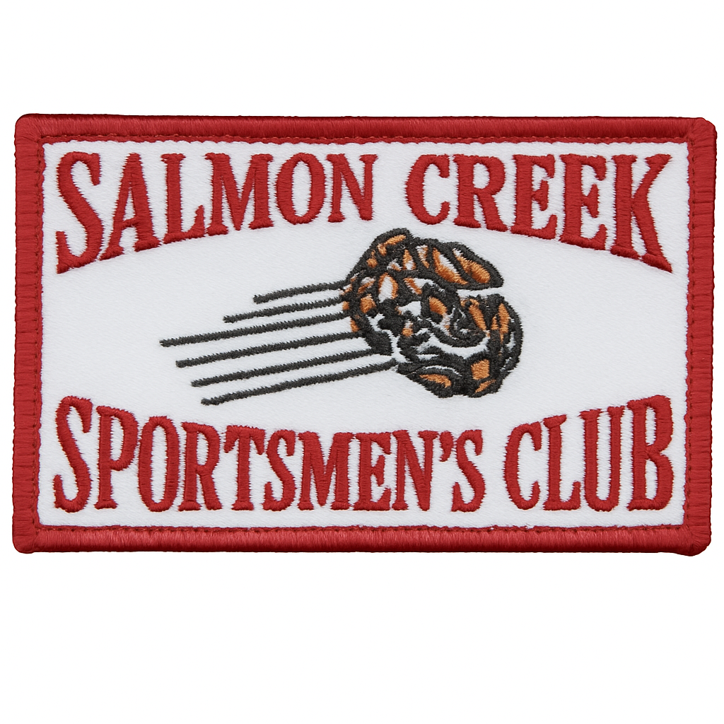 Salmon Creek Sportsmen's Club embroidered patch